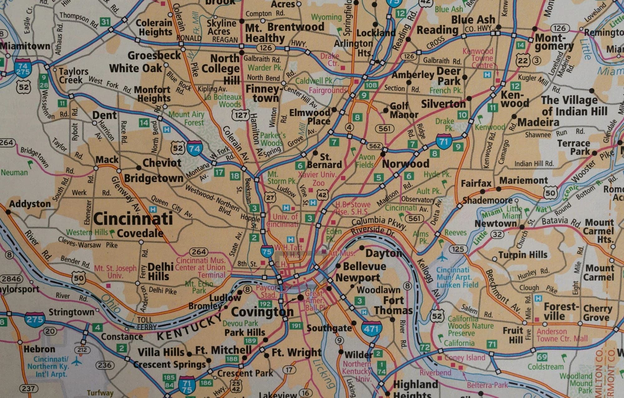 Our service area — moving in and around covington