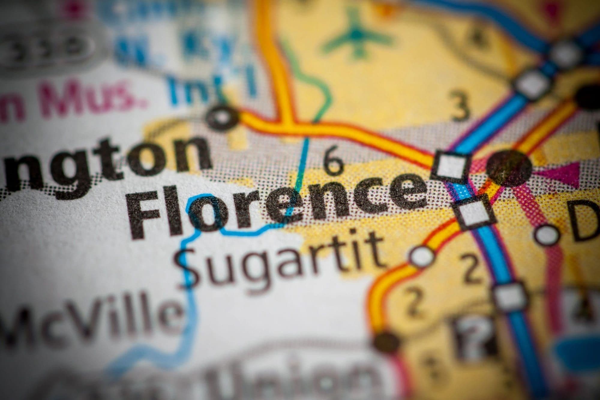 Our service area — moving in and around florence