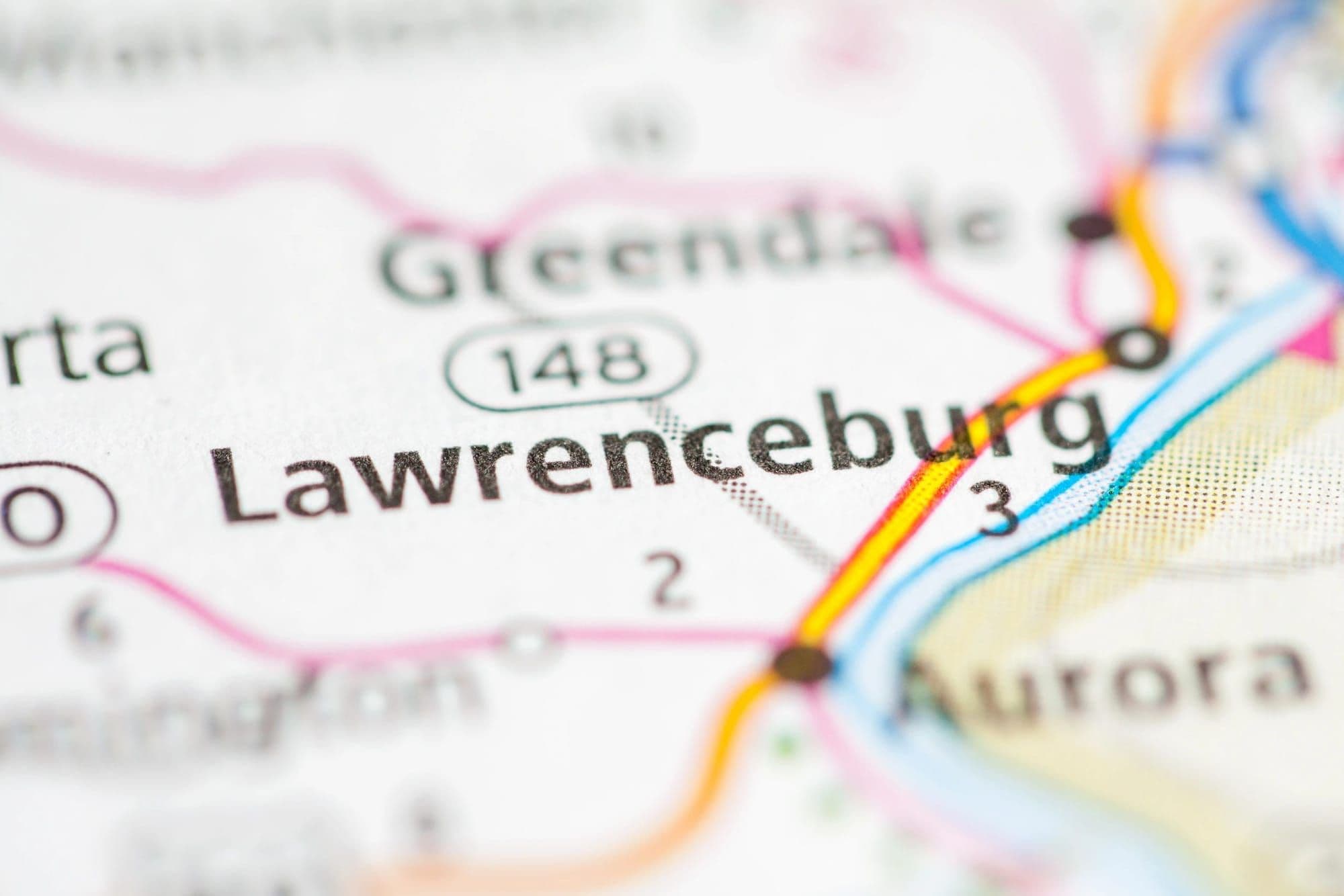 Our service area — moving in and around lawrenceburg